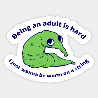 An adult worm??? Sticker